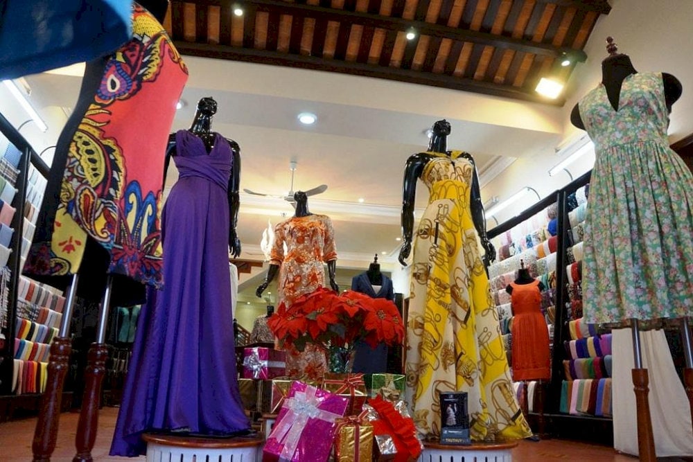 Customers can choose from a vast collection of fabrics